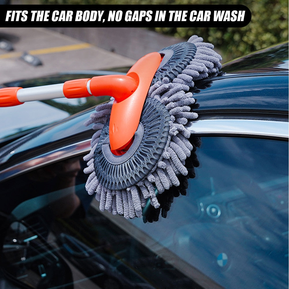 Auto Scrubber - Rotating Double Brush Car Wash Mop – LazyToolz