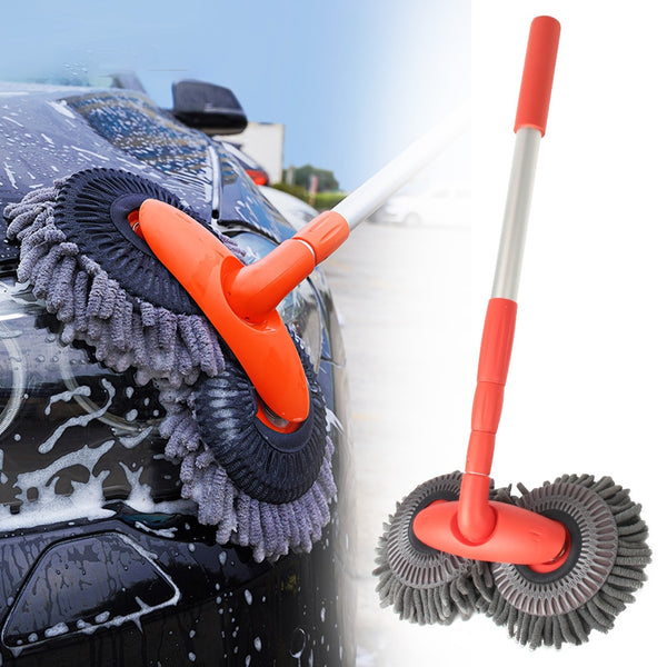 Auto Scrubber - Rotating Double Brush Car Wash Mop – LazyToolz